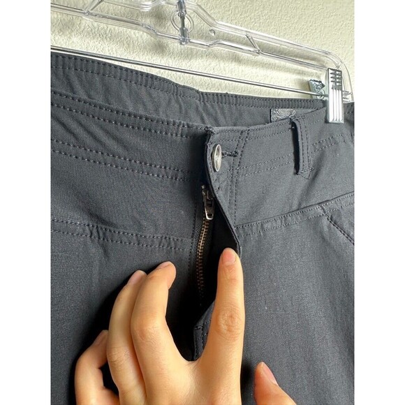 Prana Women's Hallena Pant Straight Leg Black Sz 6 Bouldering Hiking Lightweight - Picture 5 of 8